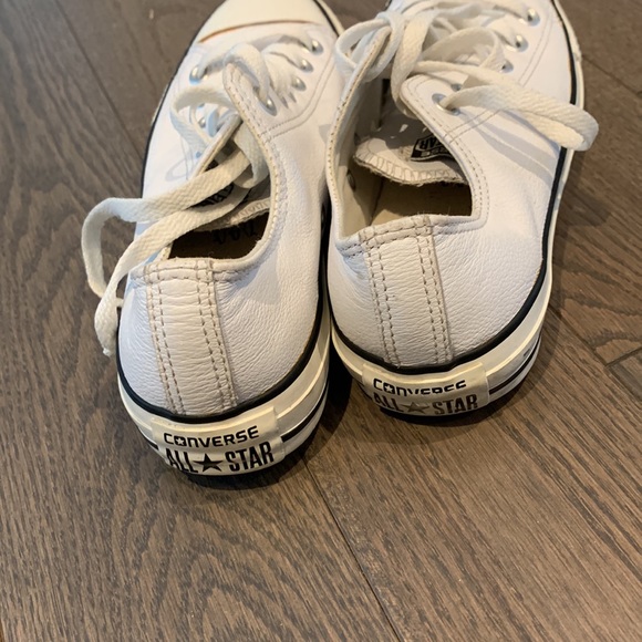 leather white converse - Picture 3 of 6